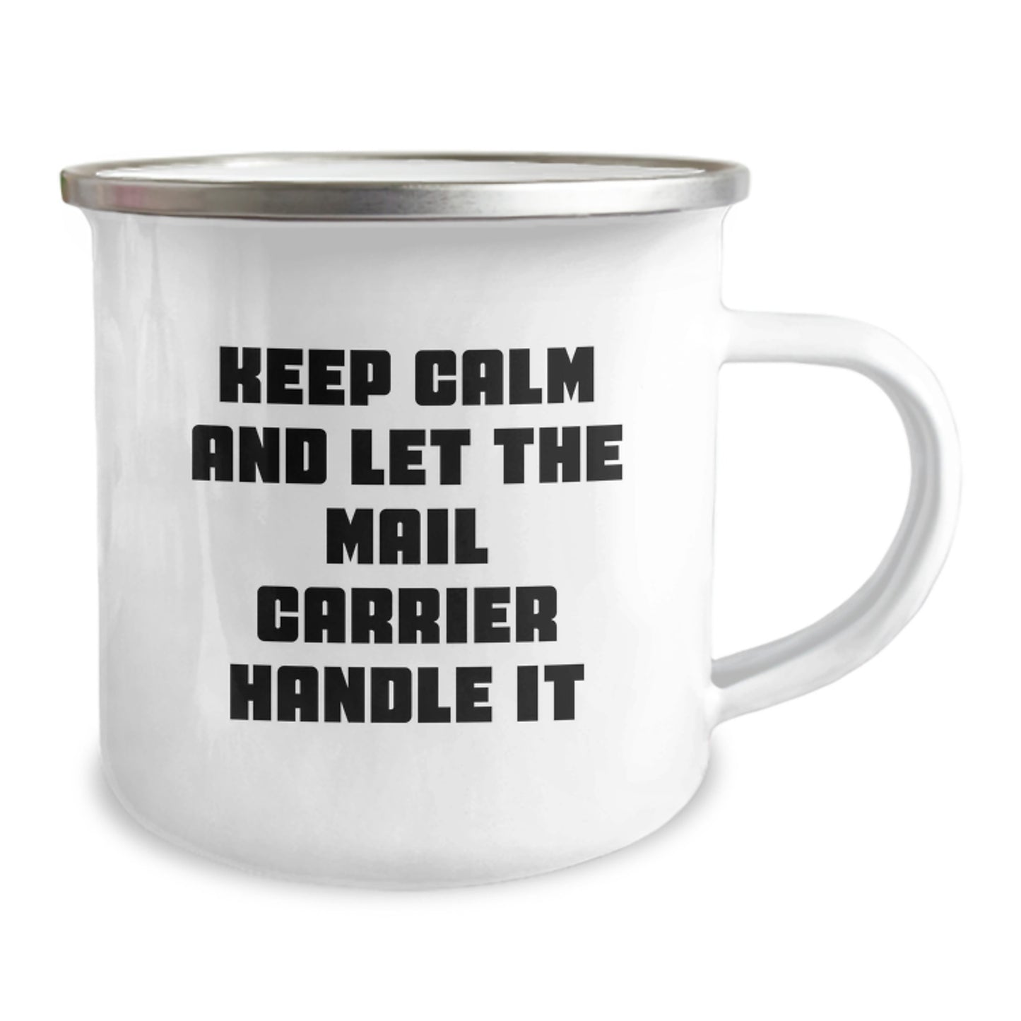 Funny Mail Carrier Gifts from Friends, Christmas Unique Gifts for Mail Carrier, Camping Mug - Image 2