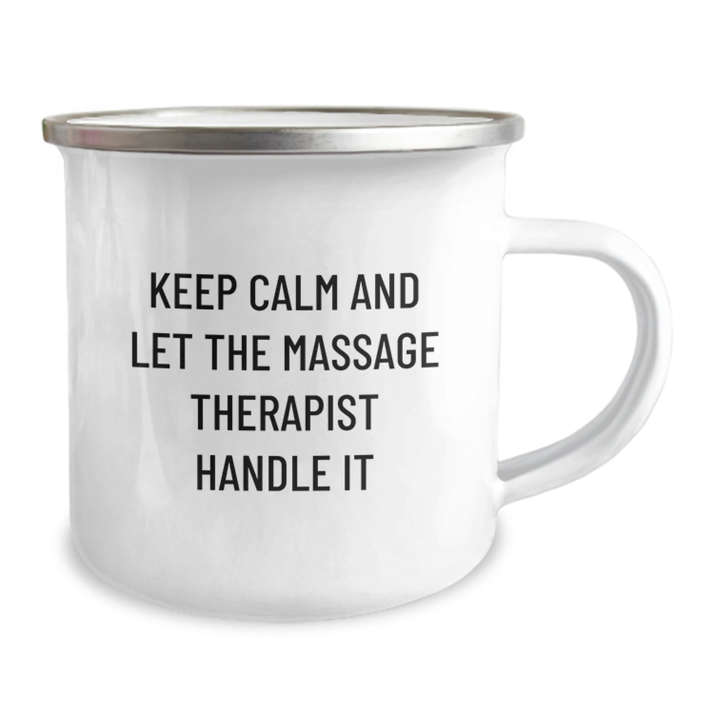 Funny Massage Therapist Gifts from Friends - Keep Calm And Let The Massage Therapist Handle It Christmas Unique Gifts for Massage Therapist - Image 2