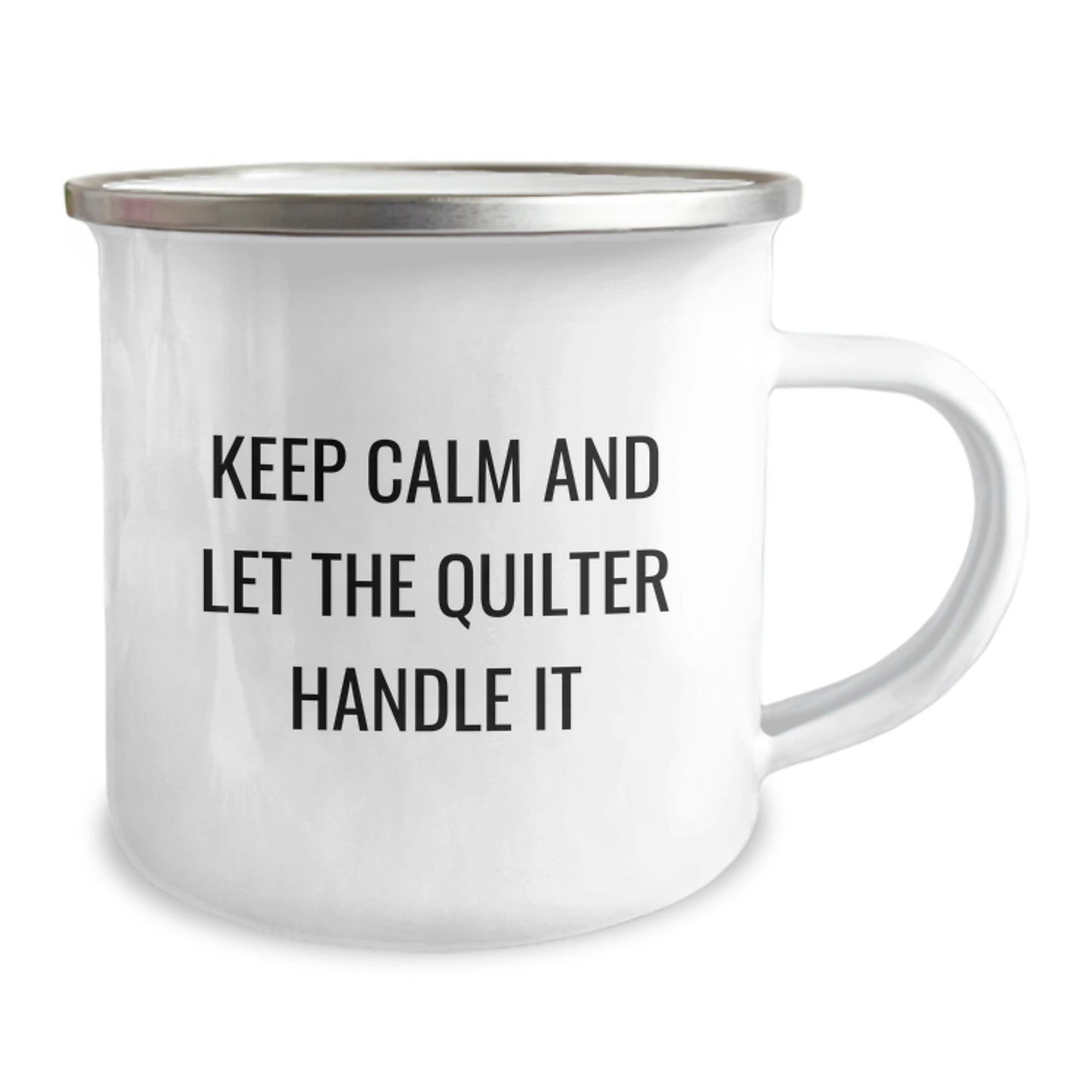 Funny Quilter Camping Mug Gifts from Friends to Quilter on Valentine's - Image 2