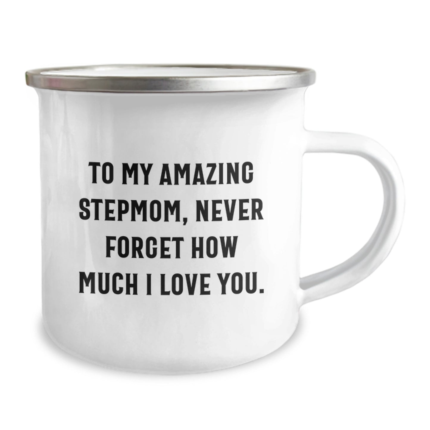 Funny Stepmom Gifts from Men - To My Amazing Stepmom Never Forget Love - Camping Mug for Stepmom on Christmas Unique Gifts - Image 2