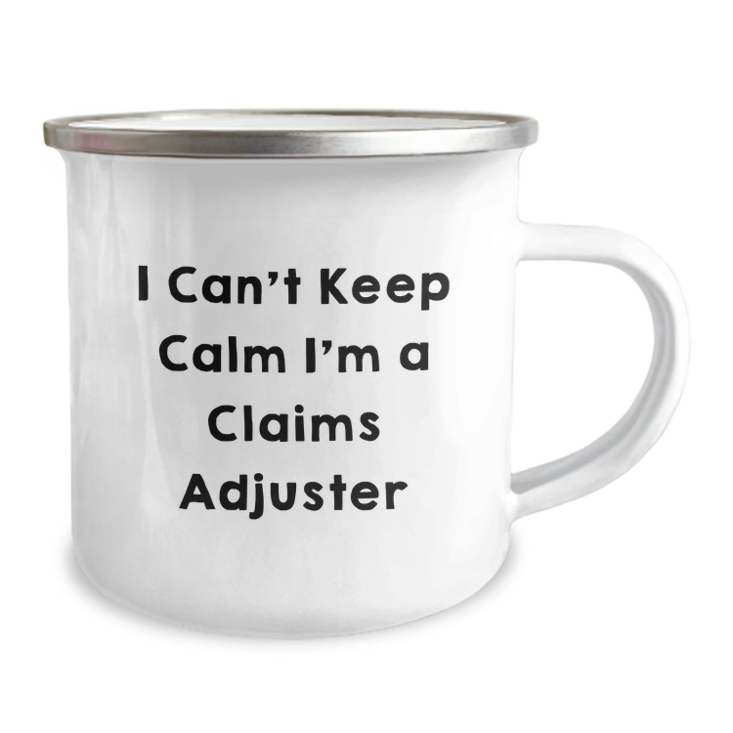 Funny Claims Adjuster Gifts from Friends to Christmas Unique Gifts for Claims Adjuster, Camping Mug 'I Can't Keep Calm I'm A Claims Adjuster' - Image 2