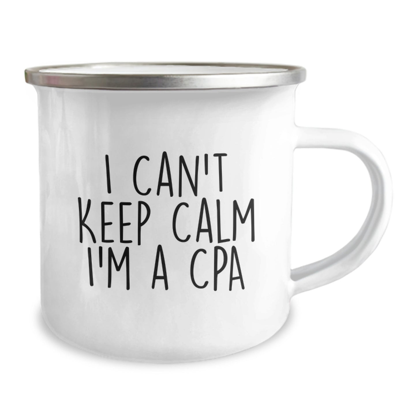 Funny 'I Can't Keep Calm I'm A Cpa' Gifts for CPA Friends, Family, and Coworkers - Unique Camping Mug for Christmas - Image 2
