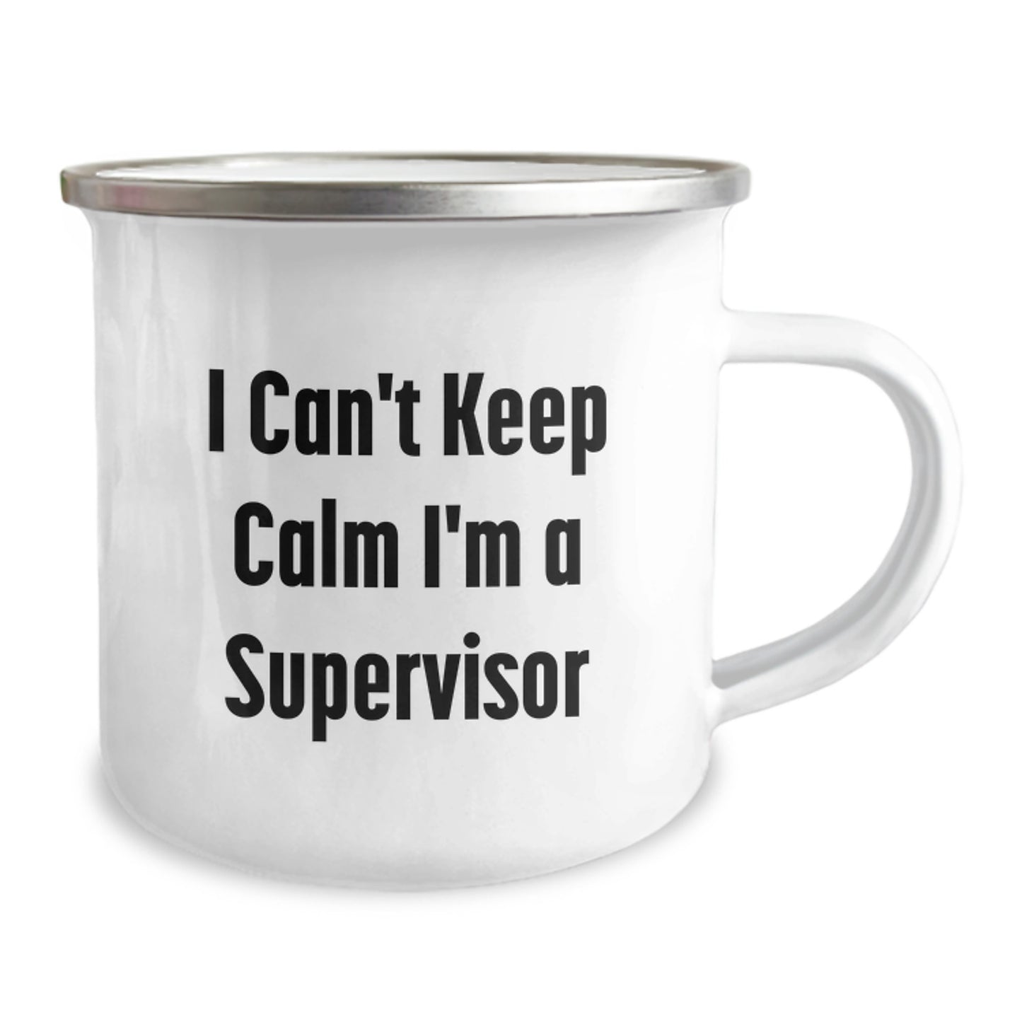 Funny Supervisor Gifts - I'm A Supervisor Camping Mug for Christmas Unique Presents from Family - Image 2