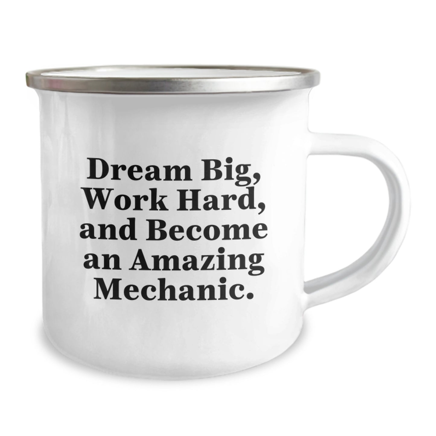 Mechanic Gifts from Family for Men - Dream Big Work Hard Camping Mug - Funny Mechanic Christmas Unique Gifts - Image 2