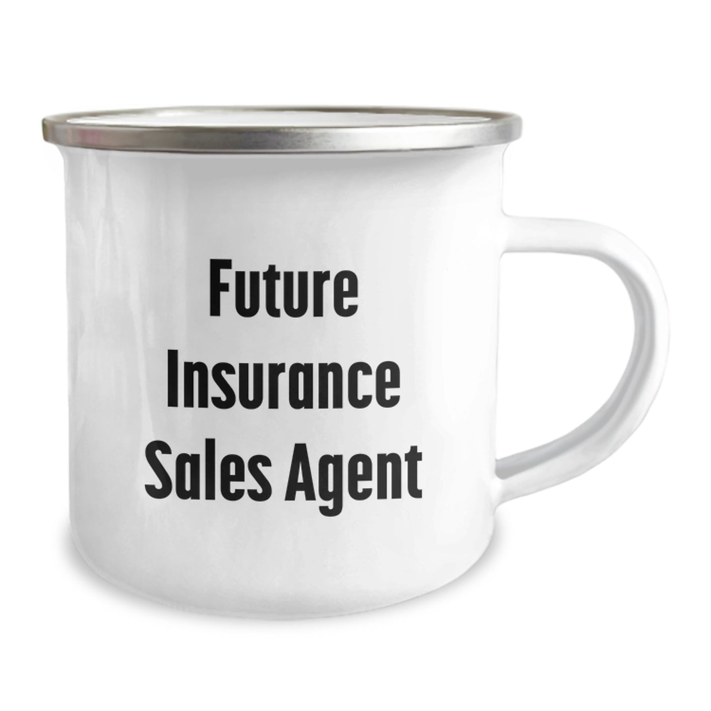 Funny Gifts from Men to Future Insurance Sales Agent, Insure the Future with a Camping Mug, Christmas Unique Gifts - Image 2