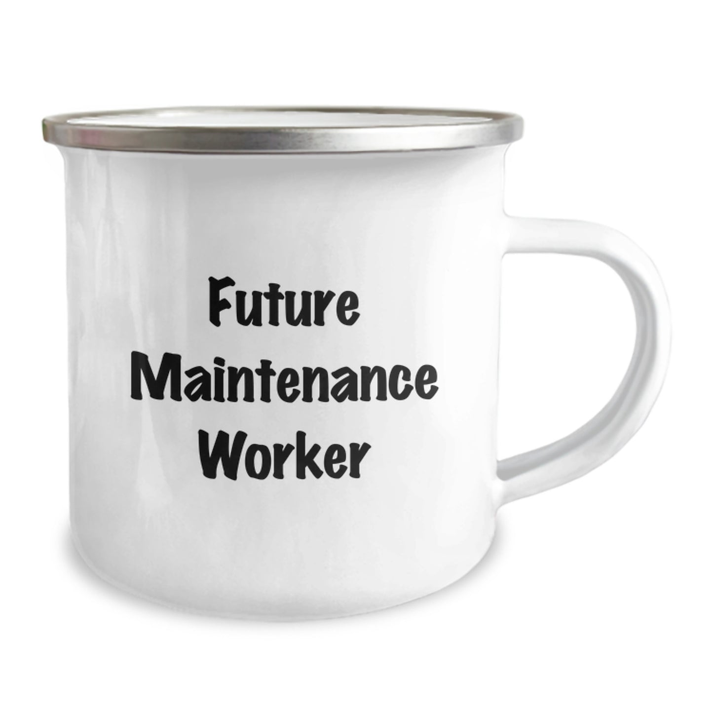 Funny Maintenance Worker Gifts from Friends for Future Maintenance Worker Graduation Unique Gifts, Camping Mug, 'You're a Cut Above the Rest' - 12 oz Stainless Steel with Enamel Finish - Image 2