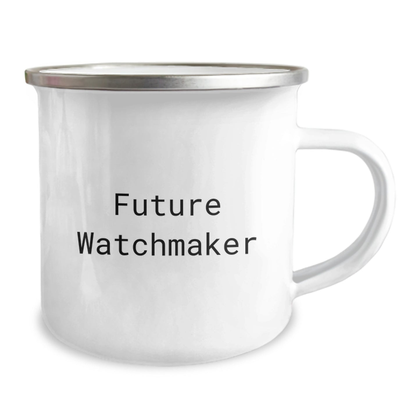 Watchmaker Gifts from Friends, Funny Quote Camping Mug for Watchmaker, Unique Graduation Gifts for Watchmaker Men - Image 2