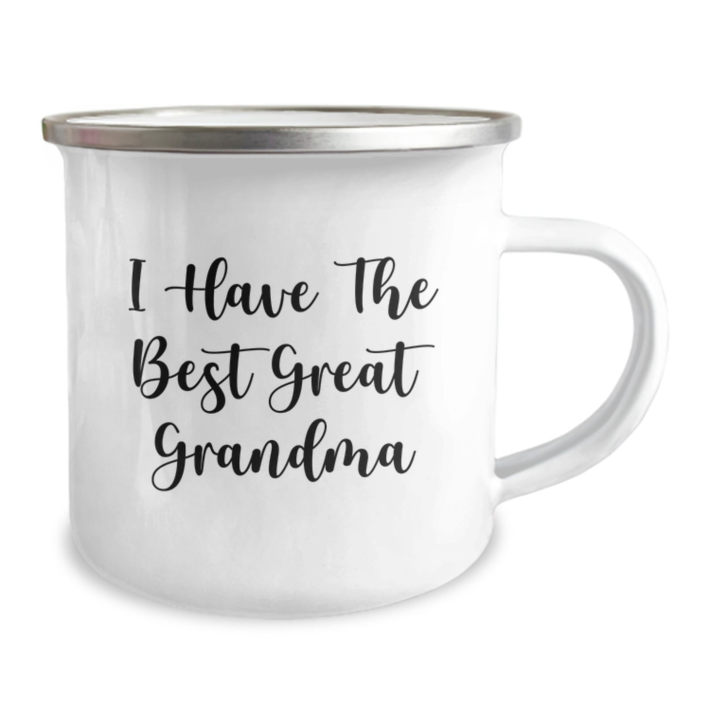 Funny Grandma Gifts from Family, Great Camping Mug for Grandma, I Have The Best Great Grandma Quote - Image 2