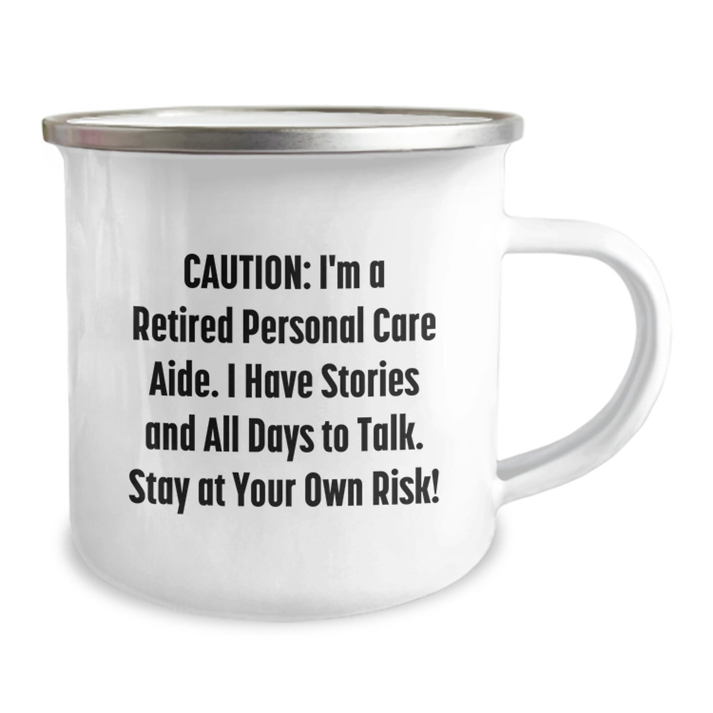 Personal Care Aide Gifts from Men - Funny Caution Mug for Christmas Unique Gifts for Personal Care Aide Friends - Image 2