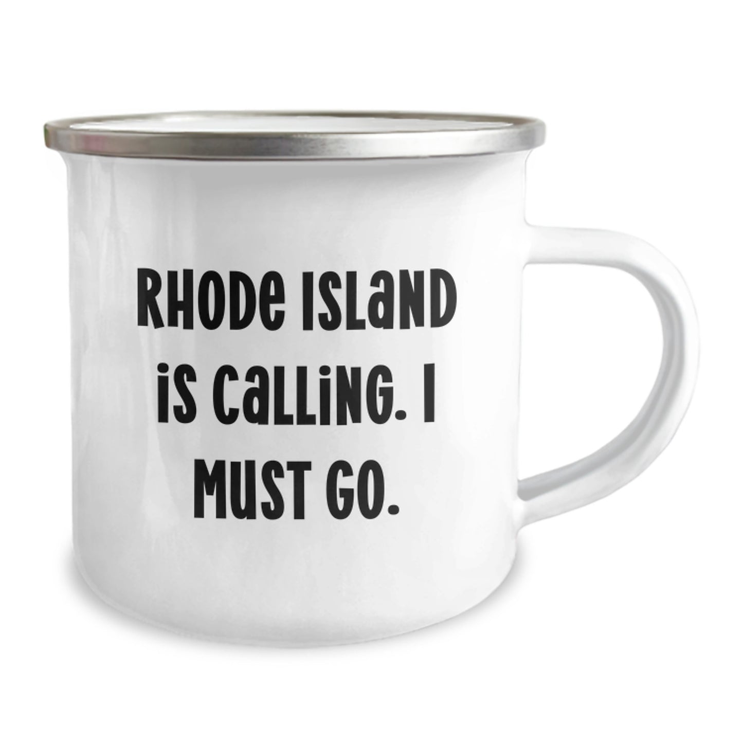 Rhode Island Calling Gifts from Friends for Men Unique Graduation Camping Mug - 'Rhode Island Is Calling. I Must Go.' - Image 2