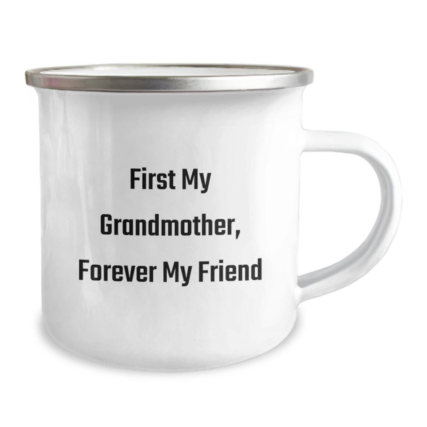 Funny Grandmother Gifts, Camping Mug for Her, 'First My Grandmother, Forever My Friend', Unique Christmas Unique Gift Ideas for Grandmothers, Gifts from Family - Image 2
