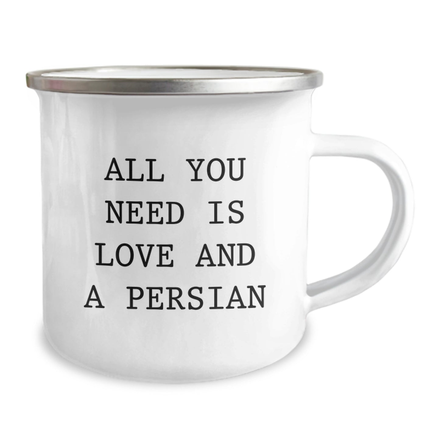 Funny Persian Cat Camping Mug Gifts from Friends and Family for Birthday Unique Presents - Image 2