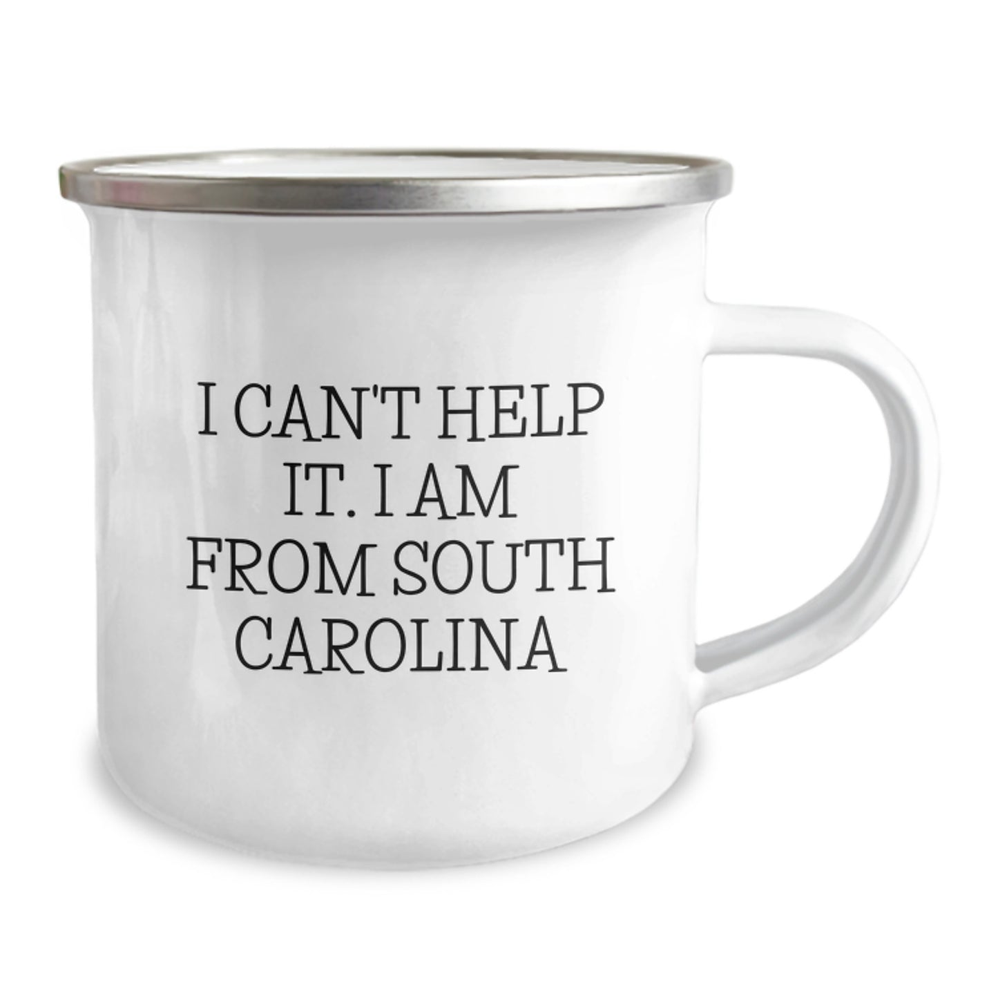 South Carolina Gifts from Friends and Family - I Cant Help It I Am From South Carolina Funny Camping Mug for Graduation - Gifts for Men Women Family and Friends from South Carolina - Image 2