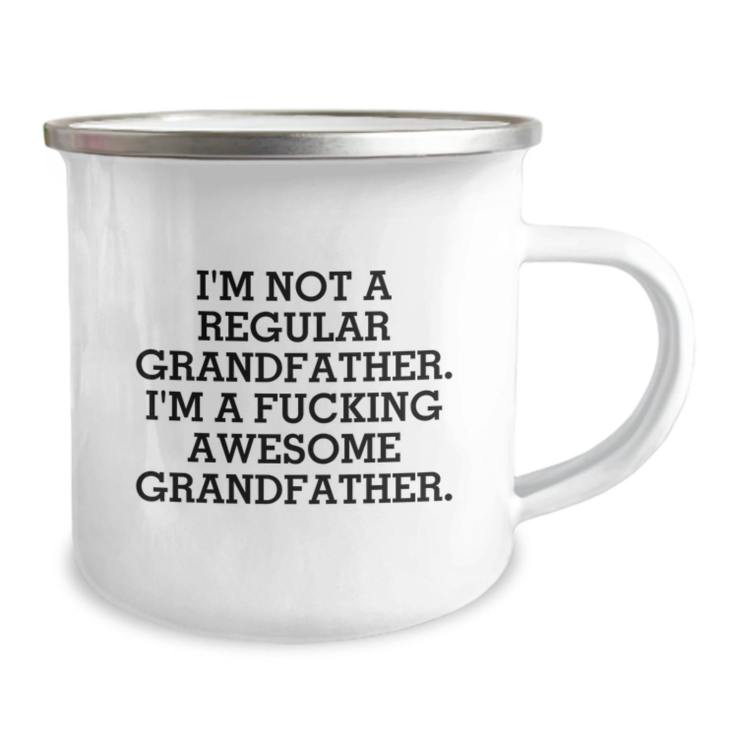 Funny Grandfather Gifts for Men - I'm A F--king Awesome Grandfather Camping Mug, Gifts from Men to Grandfather, Perfect for Christmas Unique Gifts - Image 2