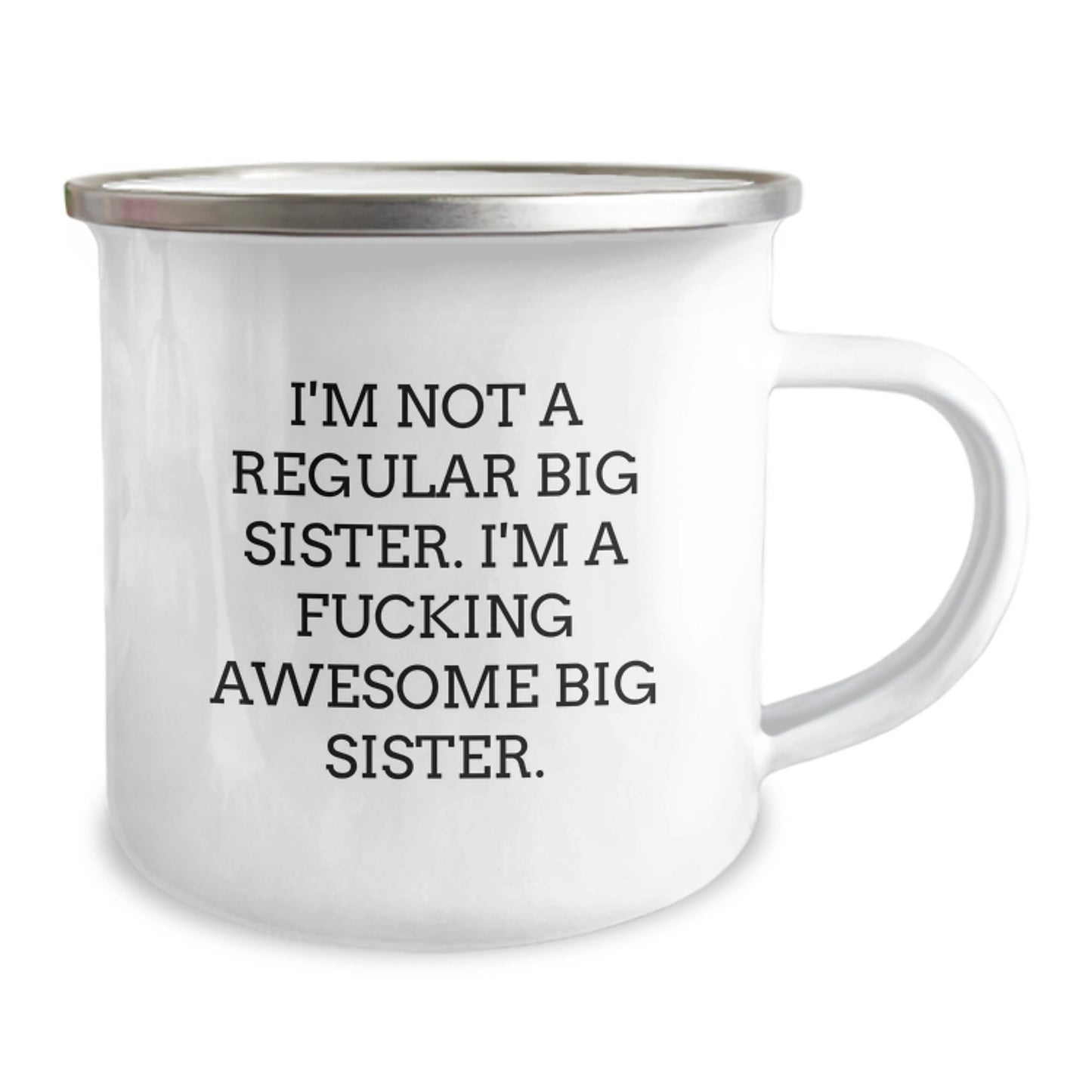 Funny Big Sister Gifts for Big Sister from Men, Women, or Friends - Big Sister Camping Mug for Christmas Unique Gifts - Image 2