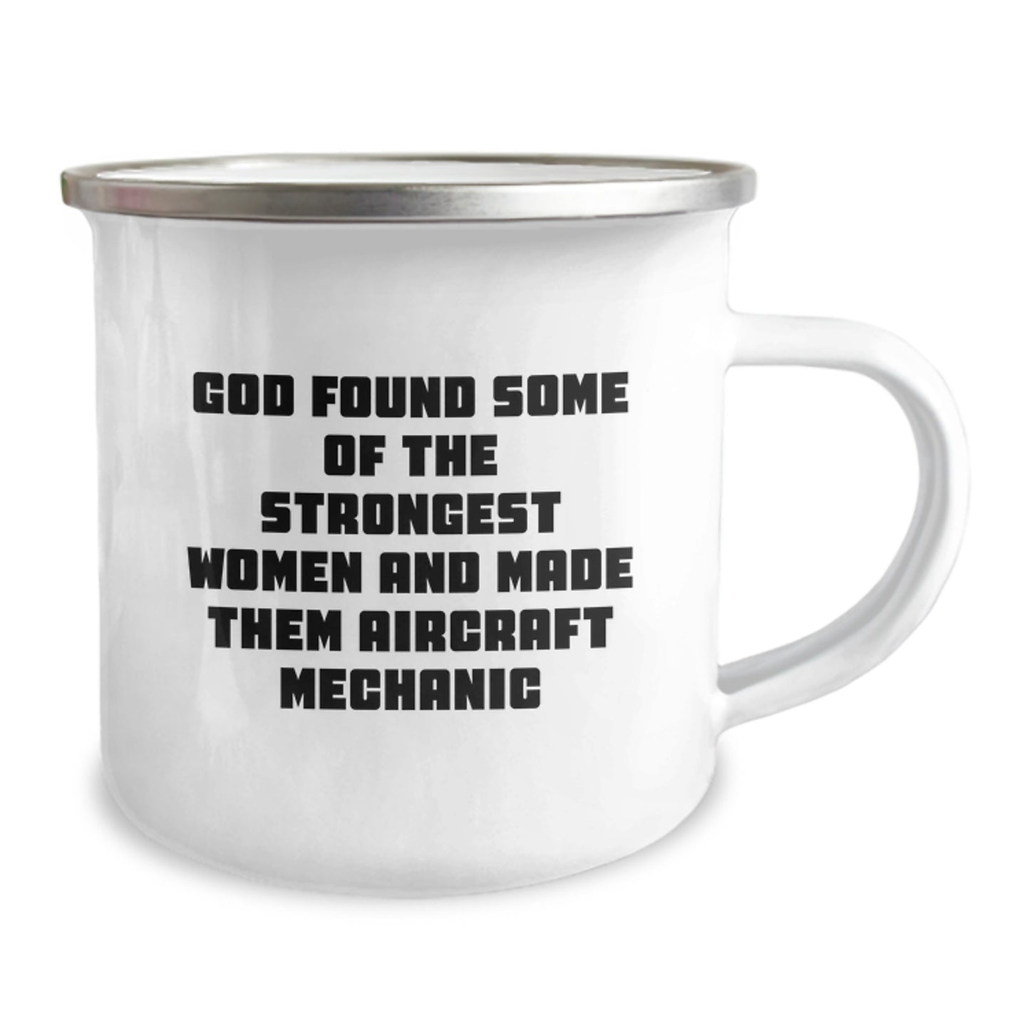 Aircraft Mechanic Gifts from Men - Funny Quote - Christmas Unique Presents for Aircraft Mechanics Friend or Family Member - Stainless Steel Camping Mug with Enamel Finish - Image 2