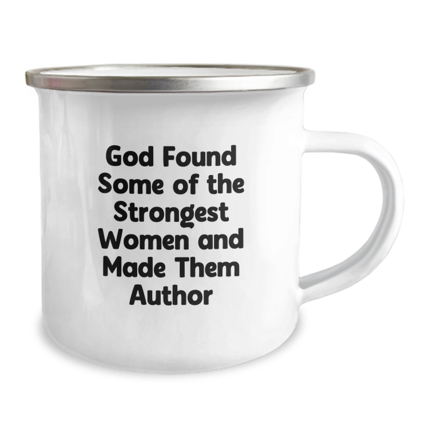 Author's Strong Women Gifts, Funny Quote Camping Mug for Graduation, from Friends to Family - Image 2