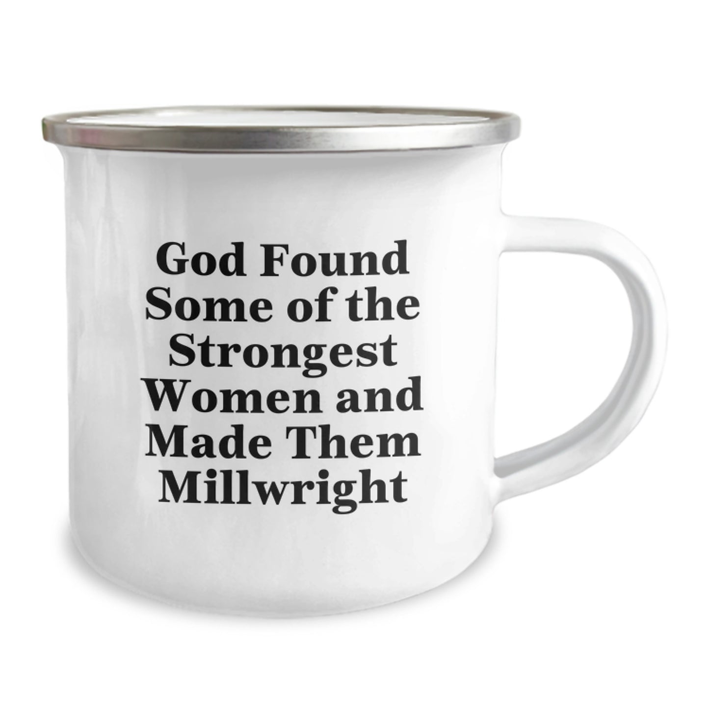 Funny Millwright Christmas Unique Gifts from Friends to Strong Women Camping Mug - Image 2