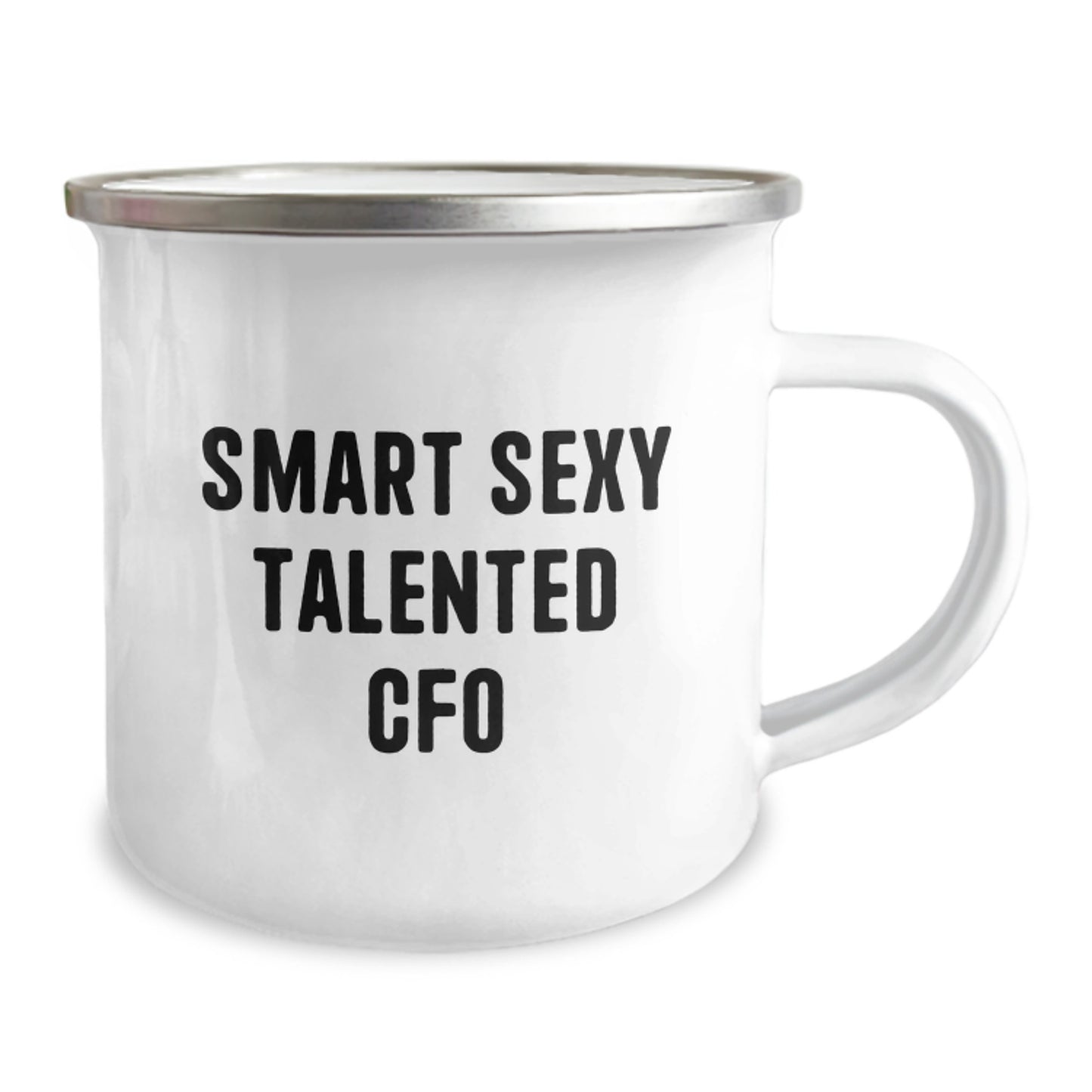 Funny Smart Sexy CFO Gifts for Men from Friends at Christmas Camping Mug - Image 2
