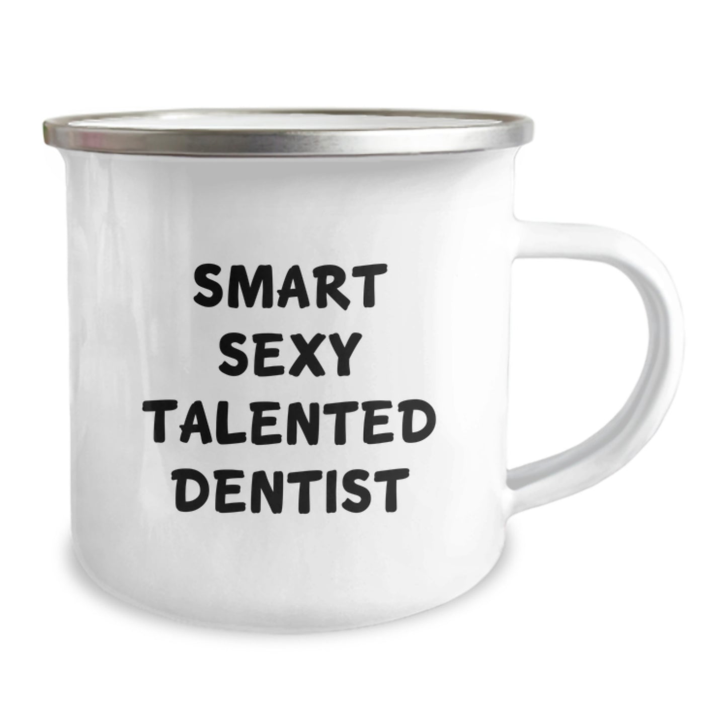 Funny Dentist Gifts from Friends, Smart Sexy Talented Dentist Quote, Camping Mug for Graduation - Image 2
