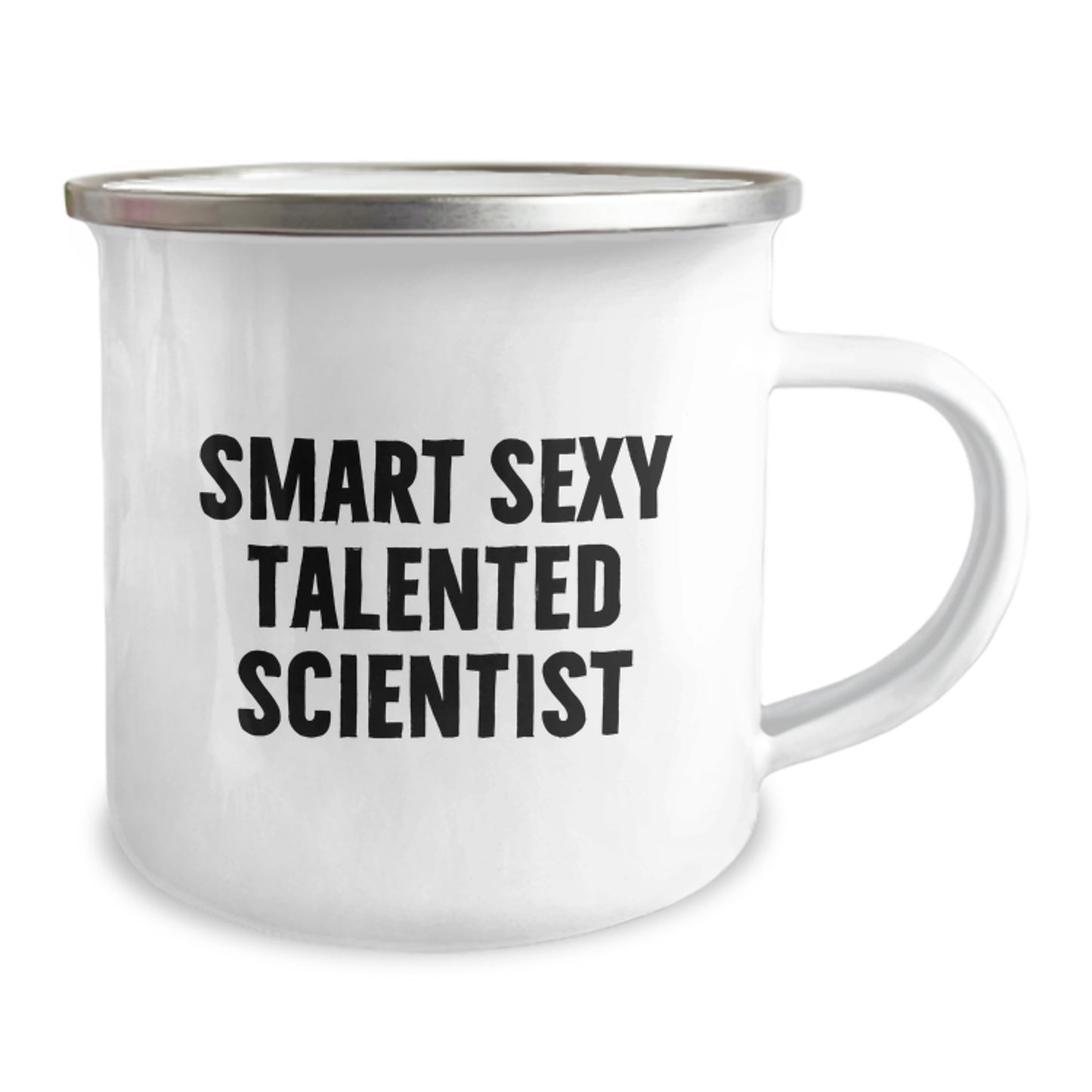 Smart Sexy Talented Scientist Camping Mug Gifts from Friends, for Men, Women, Christmas Unique Presents - Image 2