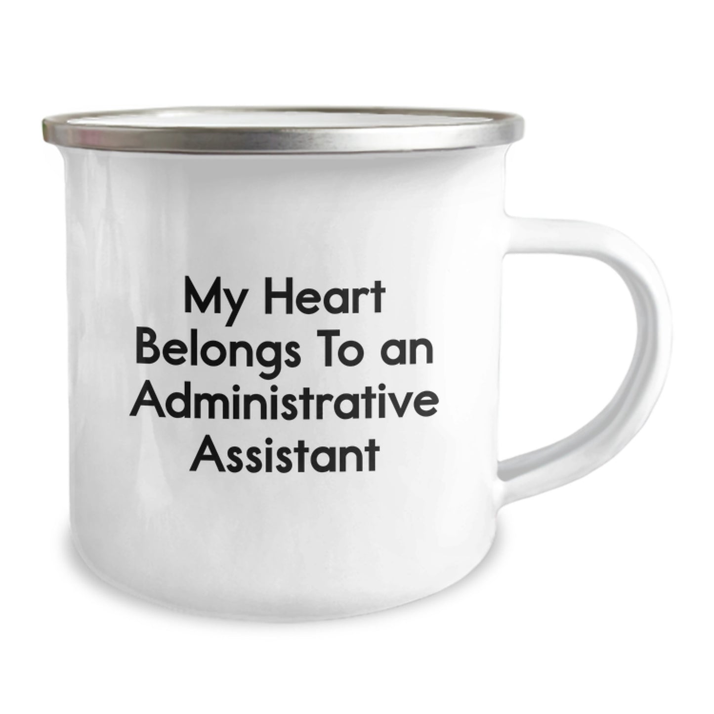 Funny Administrative Assistant Camping Mug, Gifts from Men to Women Coworkers, Birthday Unique Presents for Office Assistant - Image 2