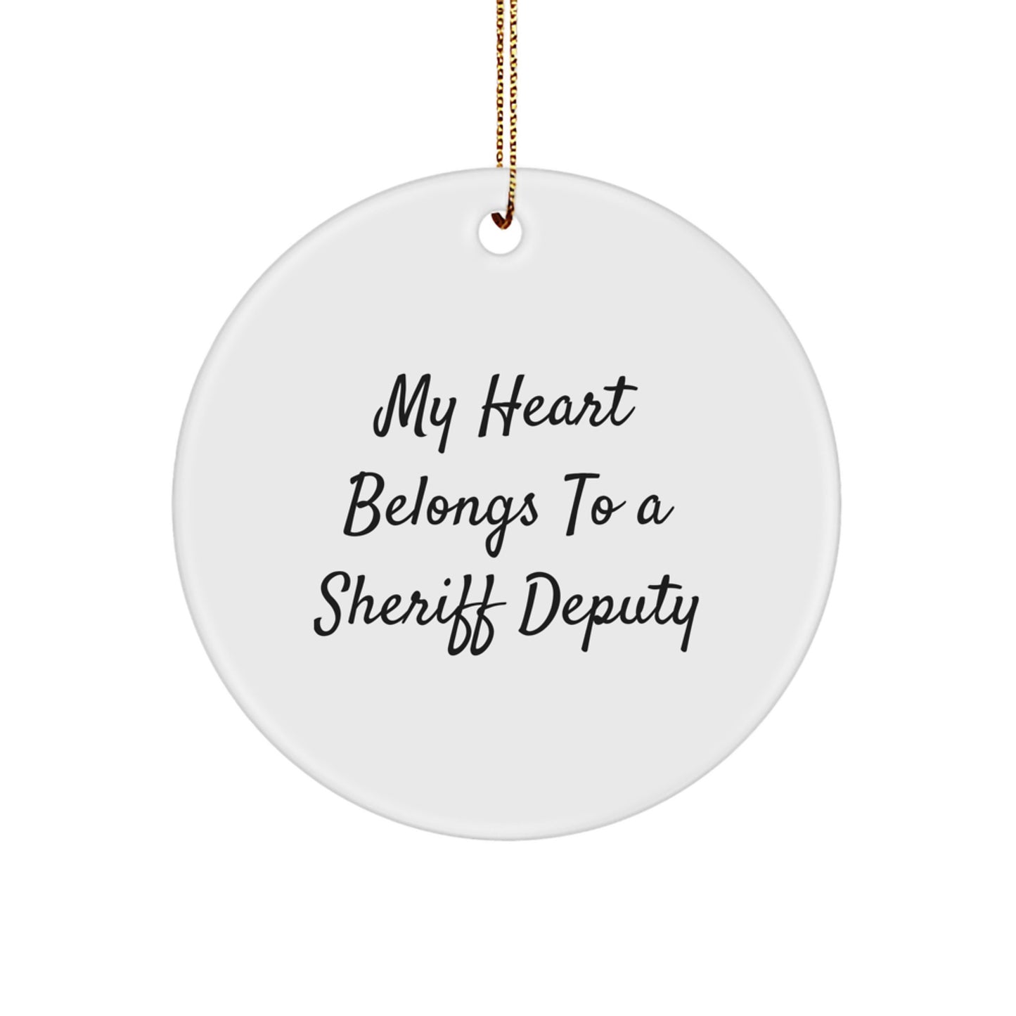 Funny Sheriff Deputy Christmas Unique Gifts from Men to Sheriff Deputy - Image 1