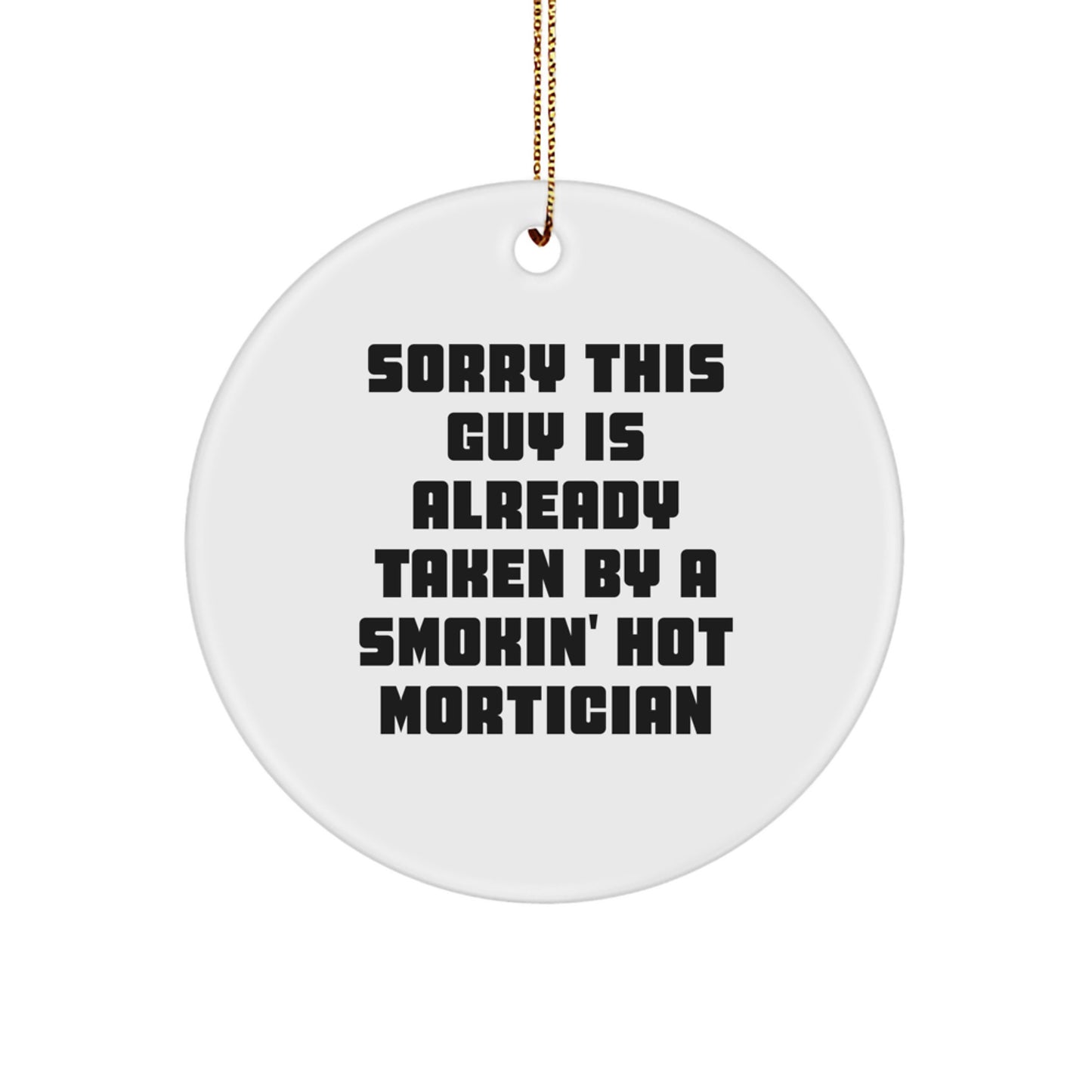 Funny Mortician Gifts from Friends for Smokin' Hot Mortician Christmas Unique Gifts - Image 1