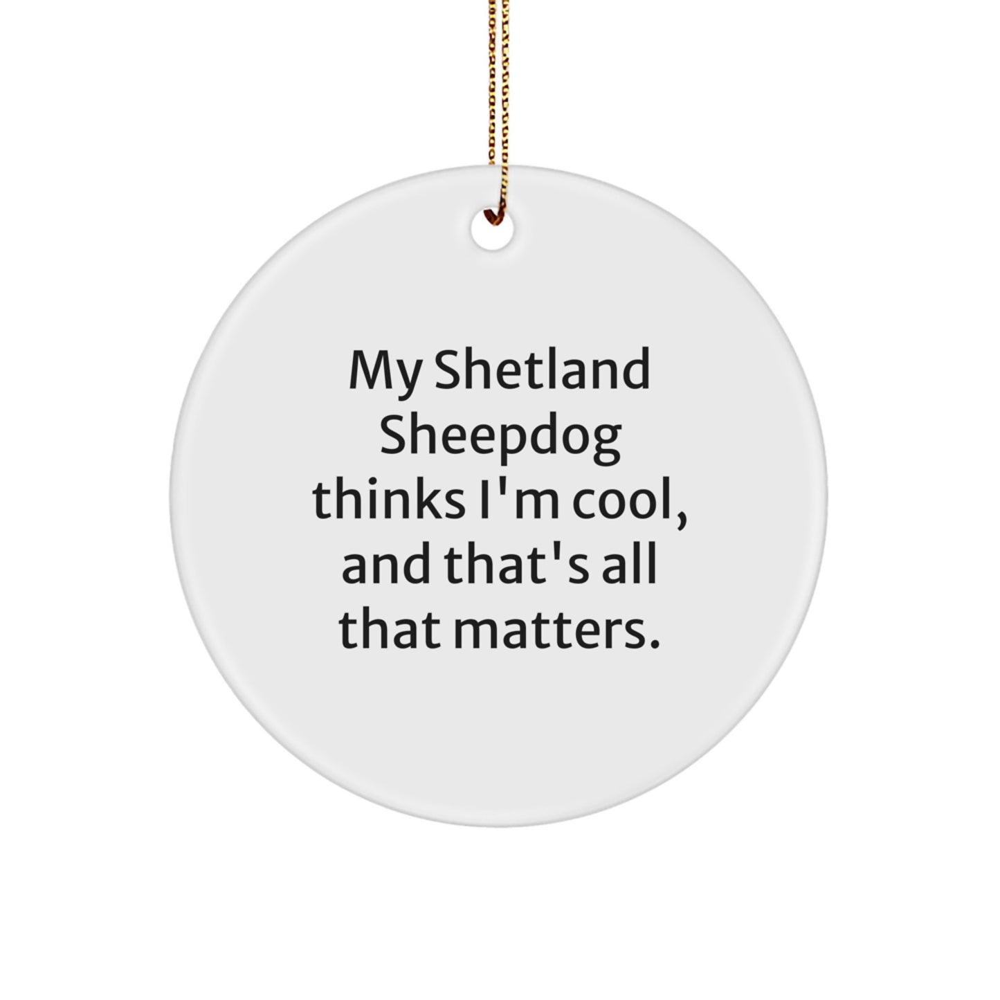 Funny Shetland Sheepdog Gifts for Men Women Funny Shetland Sheepdog Lover Friends Family - Image 1