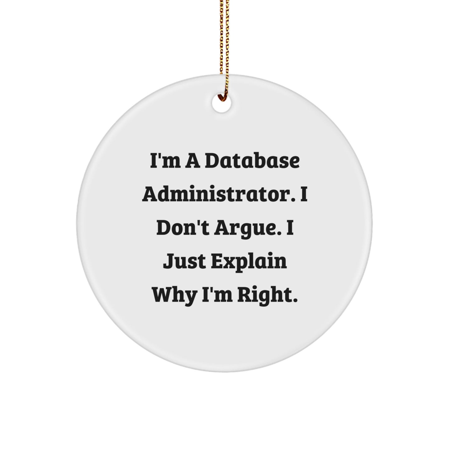 Funny Database Administrator Christmas Unique Gifts from Friends to Family - Image 1