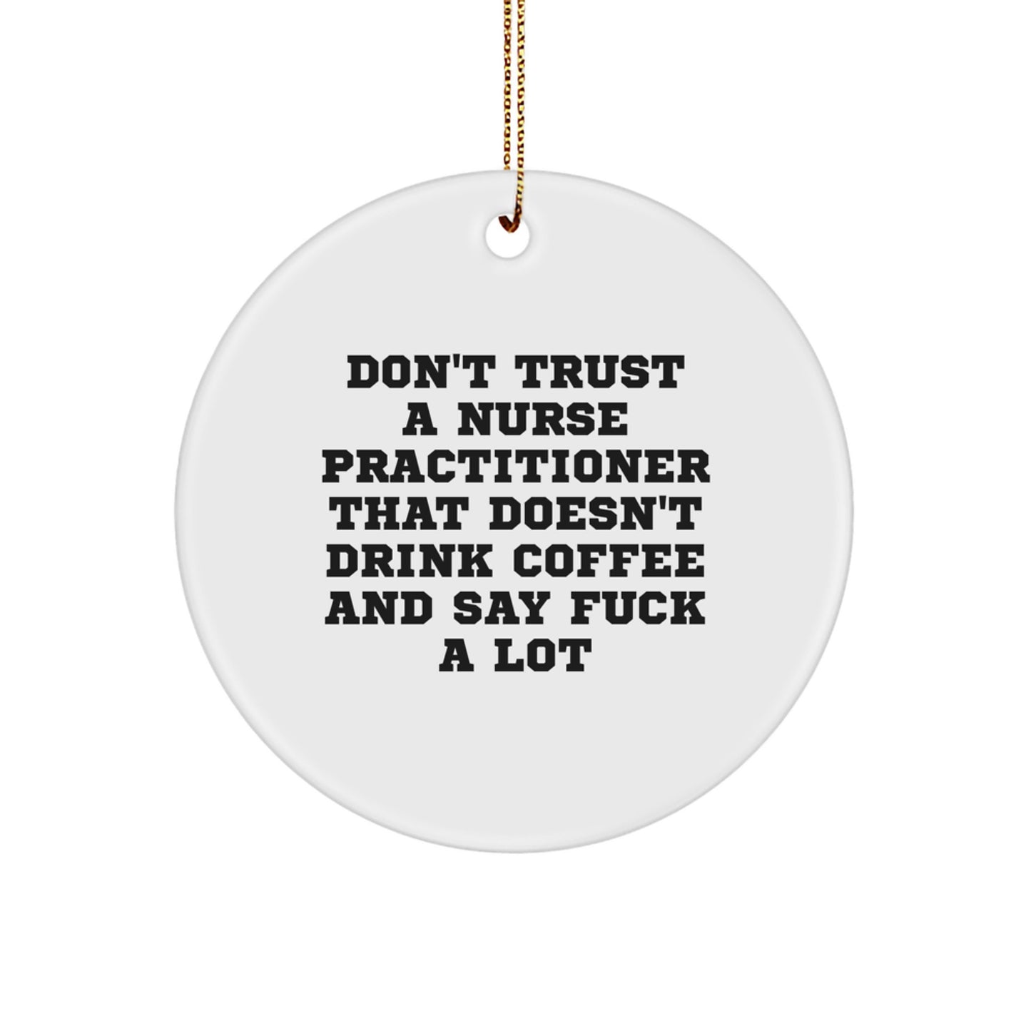 Funny Nurse Practitioner Gifts from Men to Friends, Unique Christmas Unique Gifts for Nurse Practitioner or Women Coworkers - Image 1