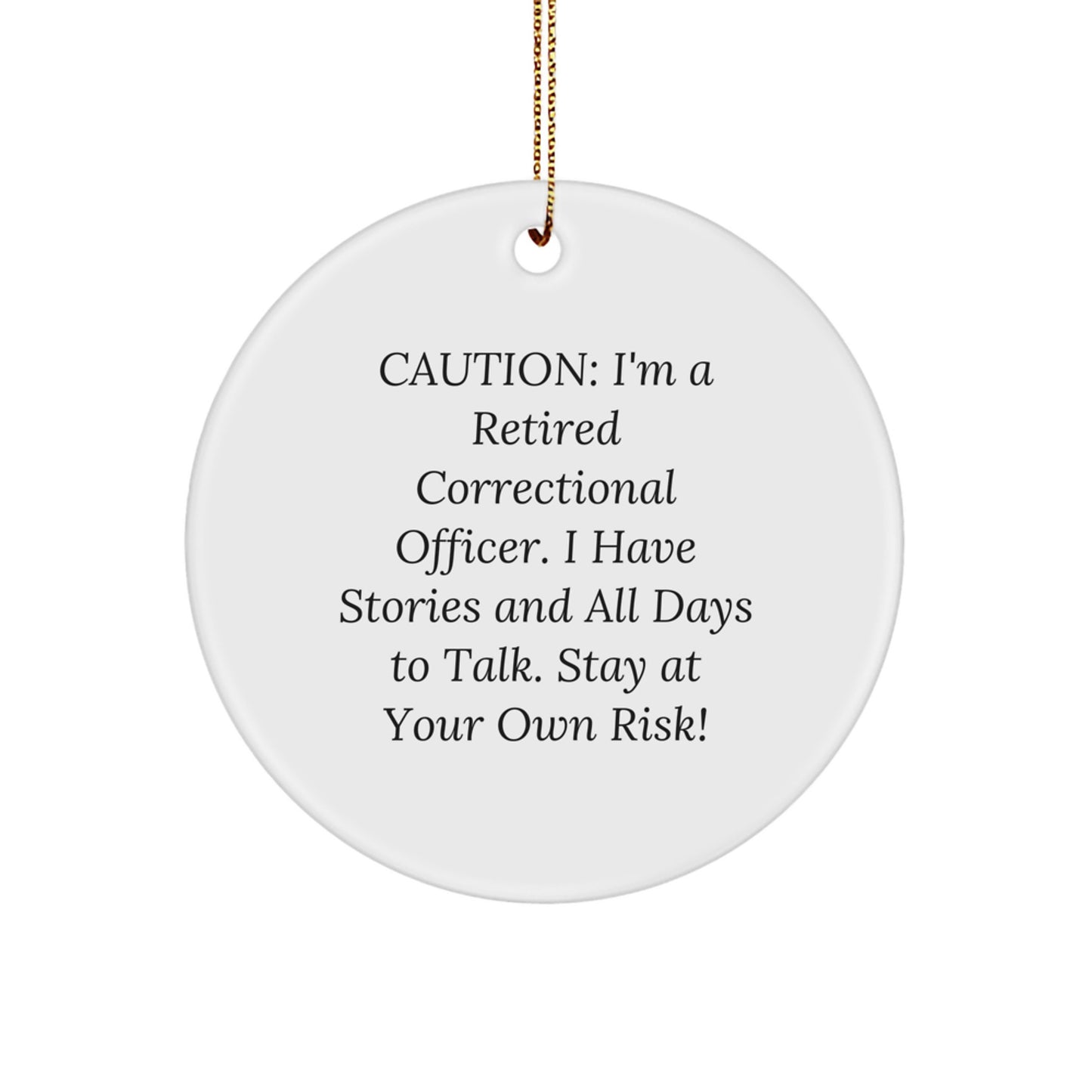 Funny Correctional Officer Gifts from Friends for Men, Unique Christmas Unique Gifts - Image 1