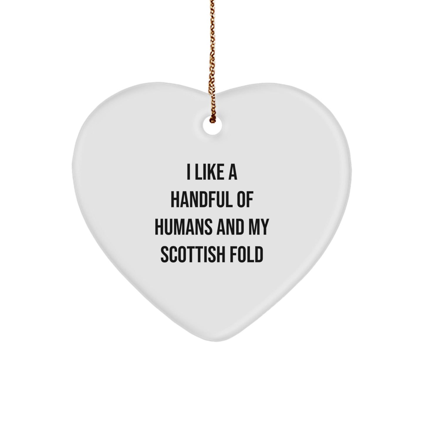 Funny Scottish Fold Cat Gifts from Men, Unique Christmas Unique Gifts for Scottish Fold Cat Lovers - Image 1