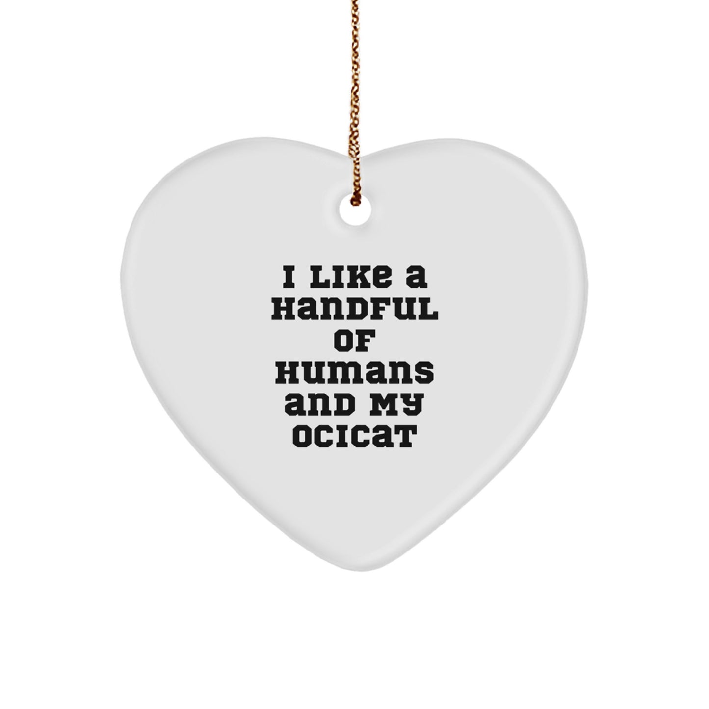 Funny Ocicat Gifts from Friends to Family for Christmas Unique Decorations - Image 1