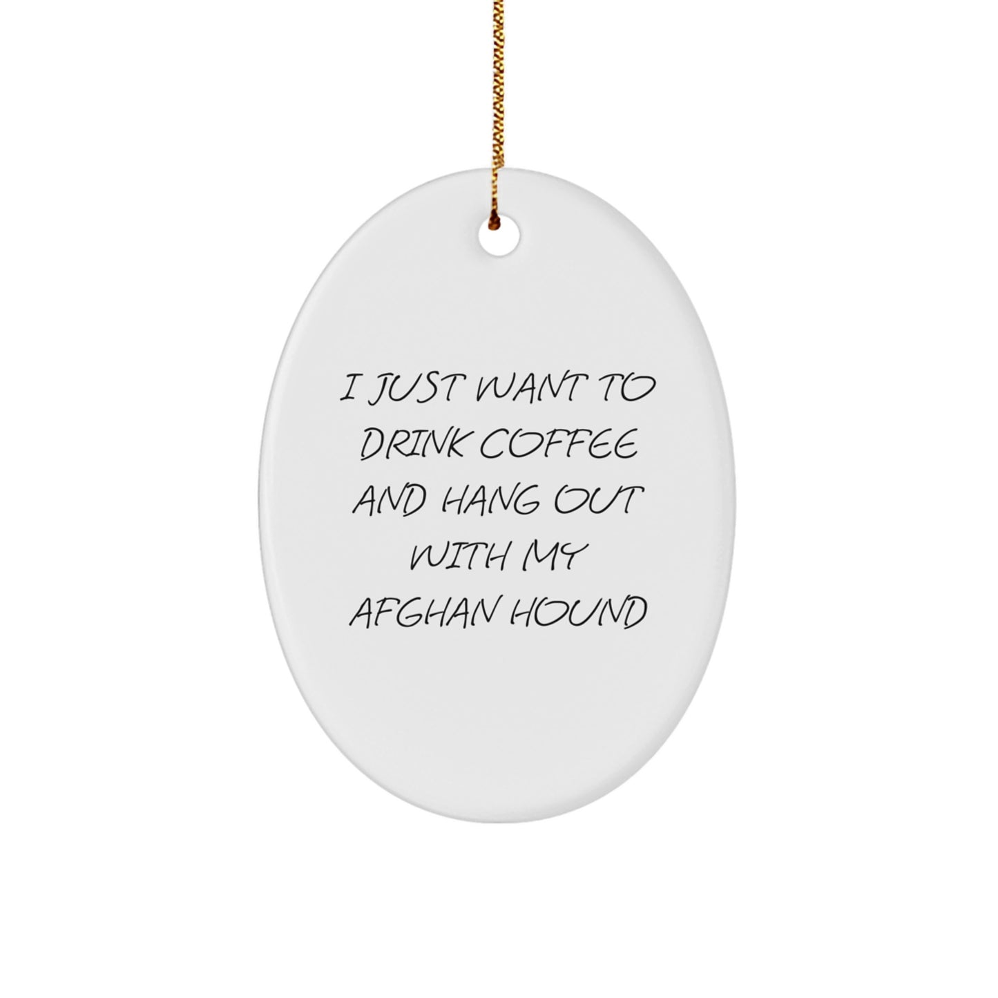 Funny Afghan Hound Dog Lover Christmas Unique Gifts for Men from Friends - Image 1