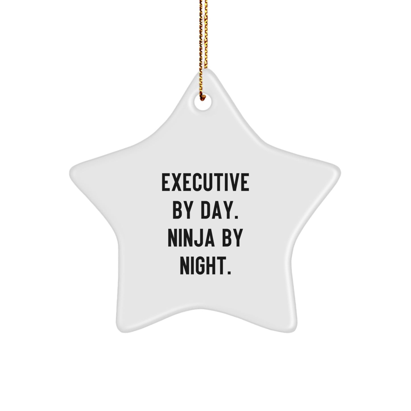 Executive Gifts from Men to Executive - Star Ornament for Ninja By Night - Christmas Unique Gifts for Coworkers - Image 1