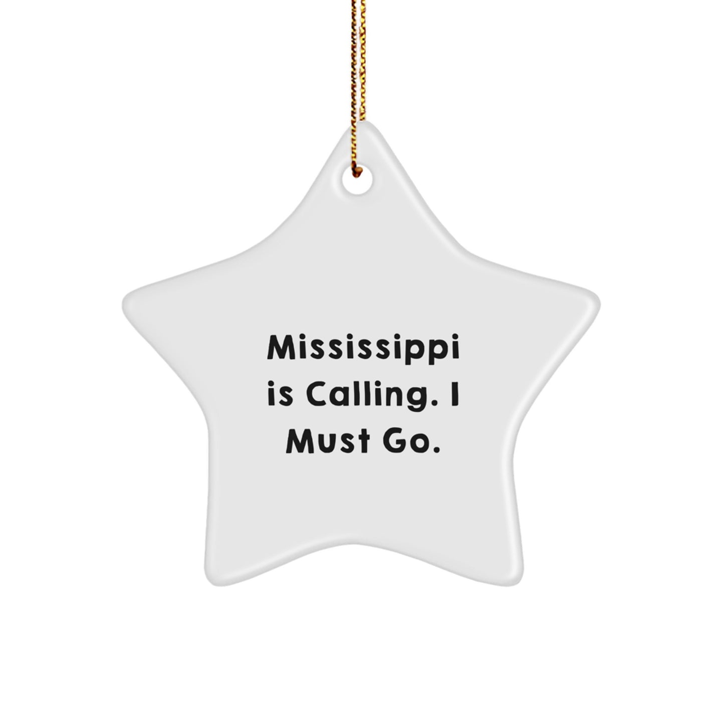 Mississippi Star Ornament Gifts from Friends and Family for Christmas - Image 1