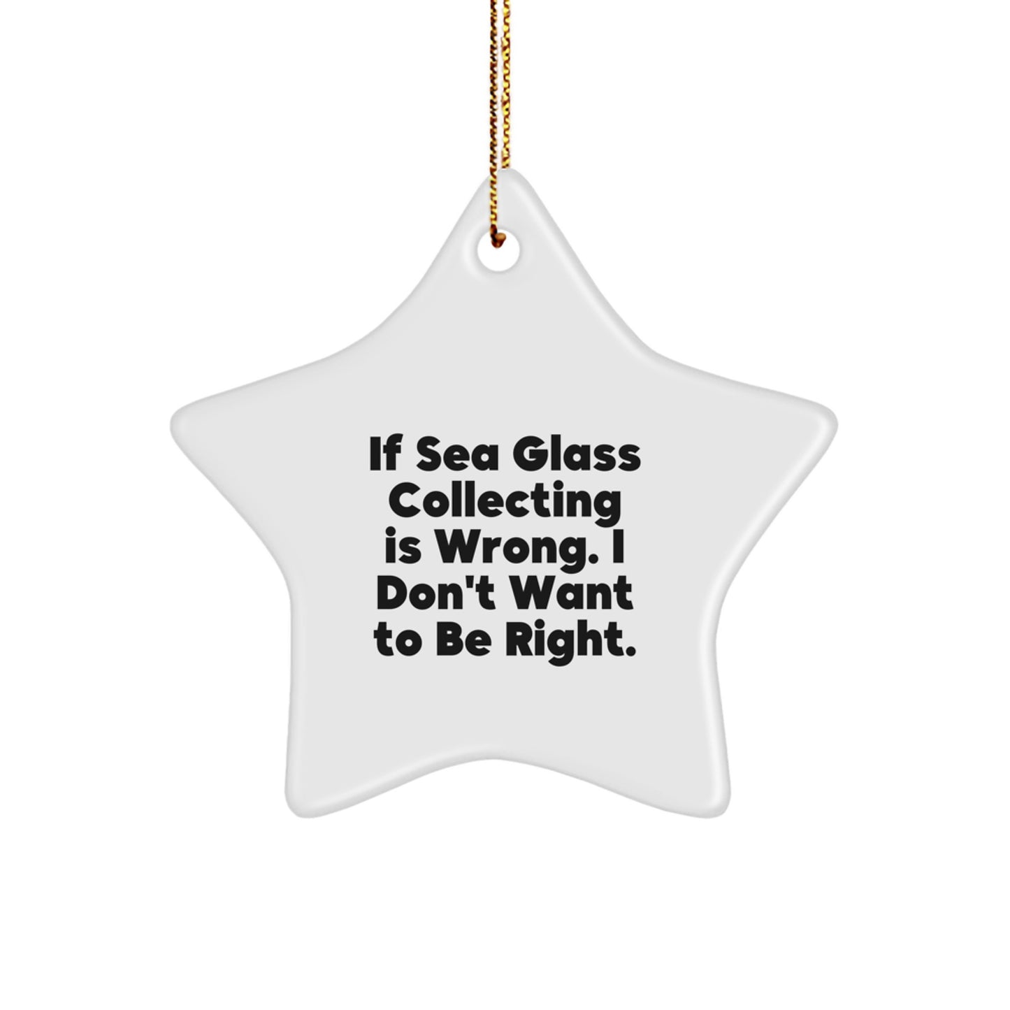 Sea Glass Collecting Delights, Funny Quote Gifts for Friends, Family, and Coworkers, Christmas Unique Treasures - Image 1