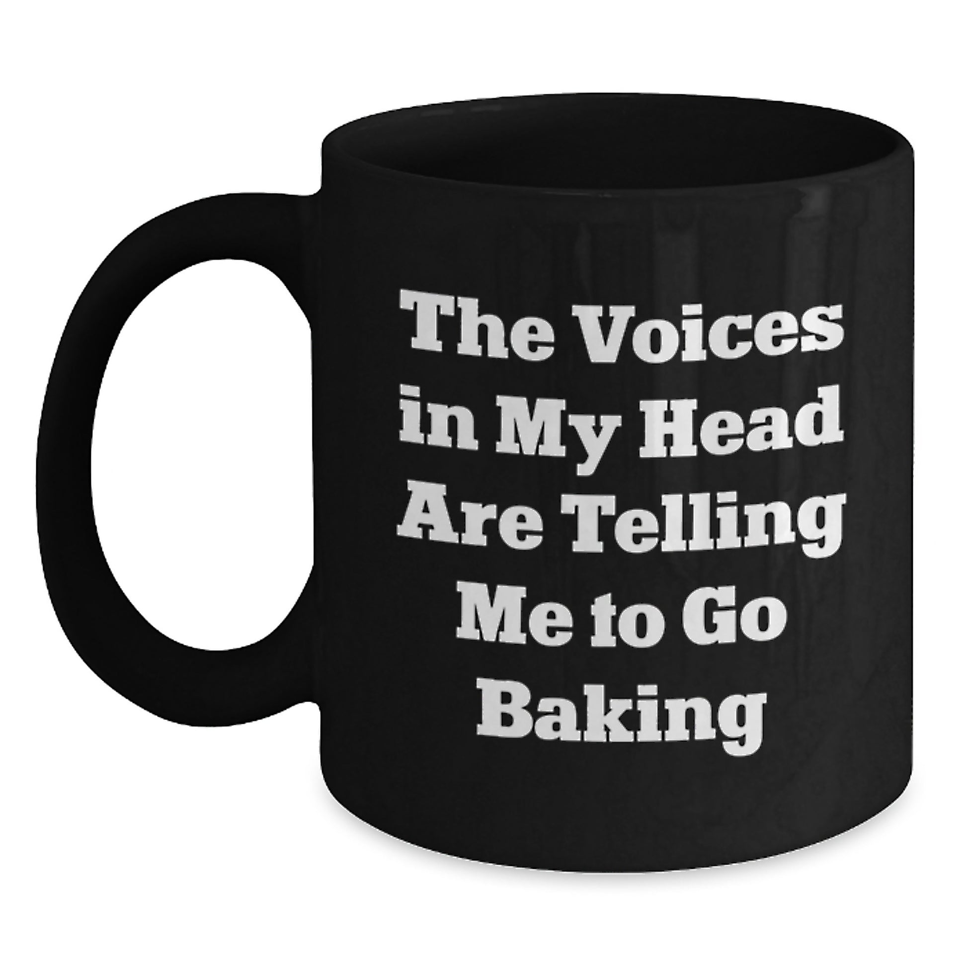 Baking Fun Gifts from Friends for Women - The Voices In My Head Are Telling Me To Go Baking Funny Christmas Unique Gifts - Main