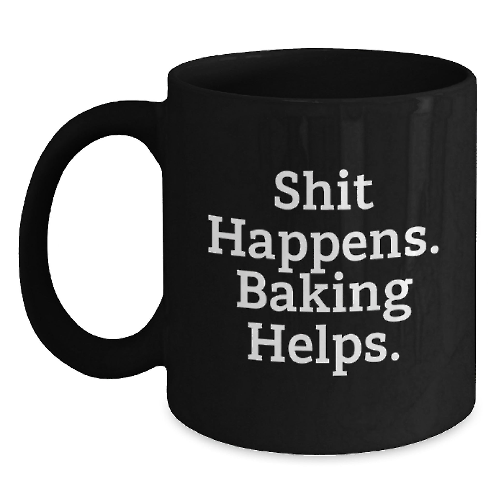 Funny Baking Black Coffee Mugs Gifts from Men for Women Friends - Main