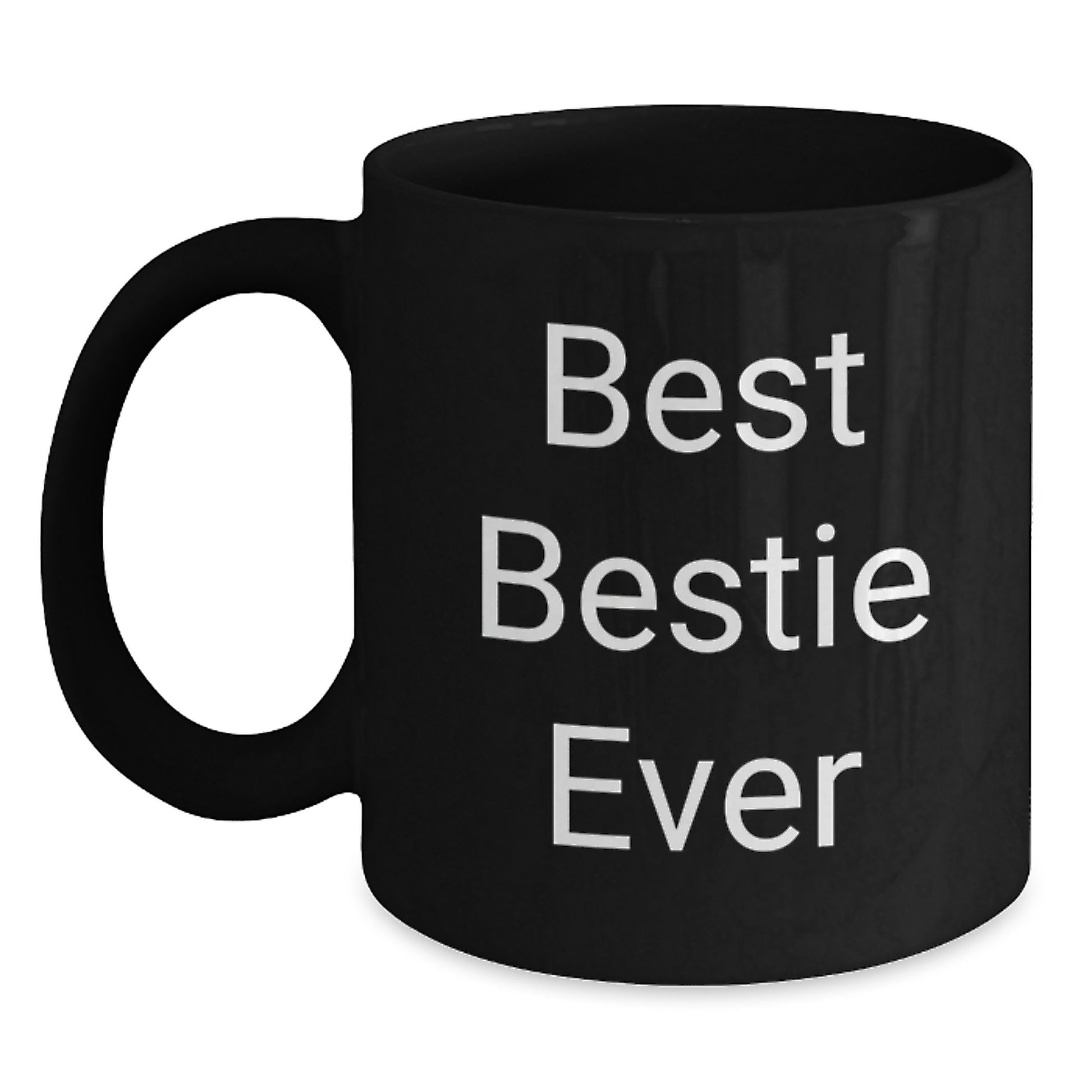 Funny Bestie Gifts from Men to Bestie for Christmas Unique Black Coffee Mugs Bestie Ever - Main