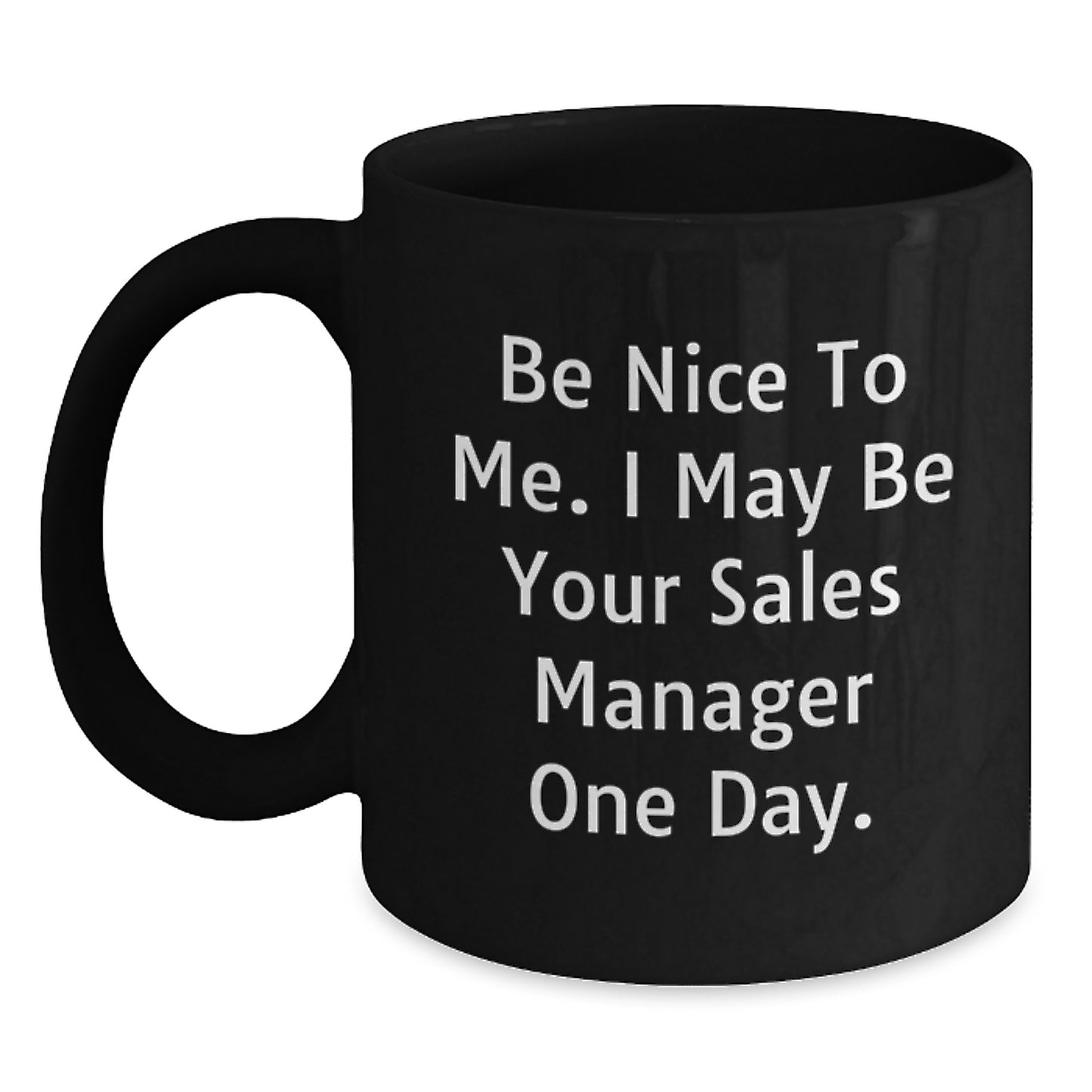 Funny Sales Manager Gifts from Friends, Black Coffee Mugs for Men, Unique Christmas Unique Gifts for Him - Main