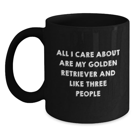 Funny Golden Retriever Dog Lover Gifts from Friends for Birthday Unique Mugs - Main