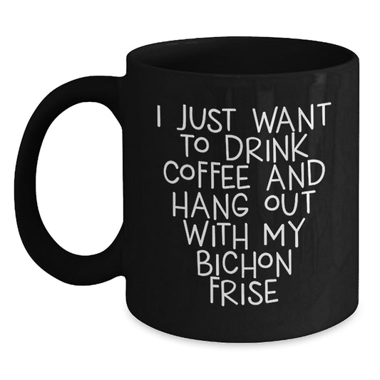 Bichon Frise Dog Lover Funny Gifts from Friends for Bichon Frise Dog Owners, Birthday Unique Coffee Mugs for Women Men Gifts - Main
