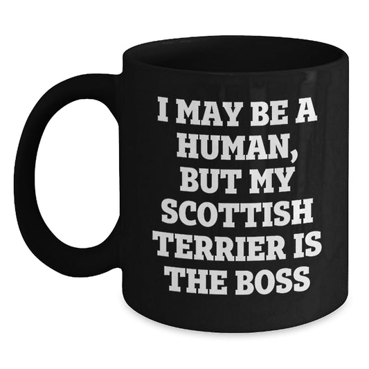 Funny Scottish Terrier Dog Lover Gifts from Men to Women Friends Family Member - Valentine's Unique Scottish Terrier Dog Mom Dad Mug - Main