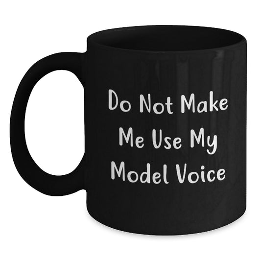 Funny Graduation Gifts for Model Enthusiasts, Black Coffee Mugs with Inspirational Quotes - Gifts from Friends or Family for Model Graduates - Main