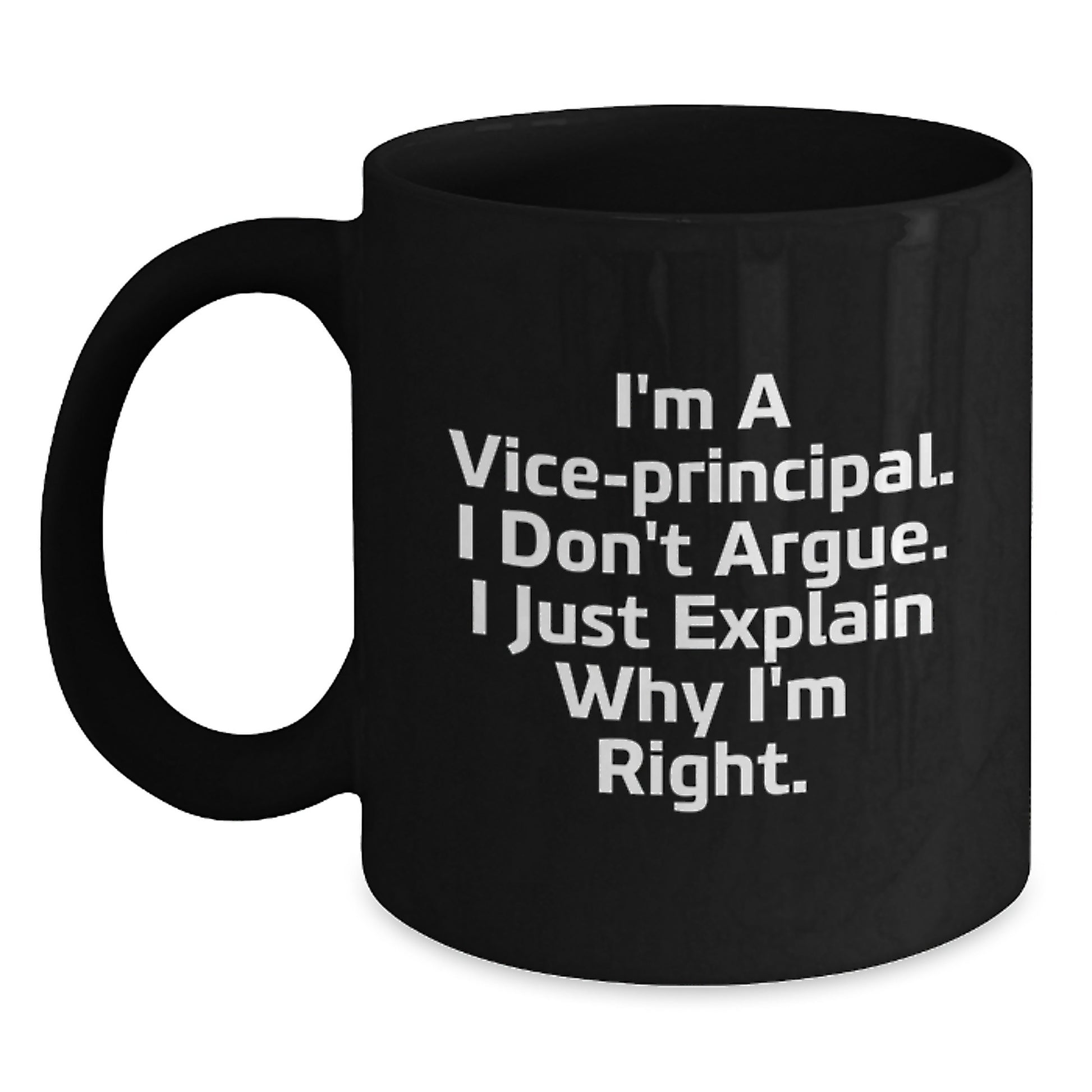 Funny Vice-principal Black Coffee Mug Gifts from Mom to Vice-principal on Mother's Day for Vice-principal Lovers - Main