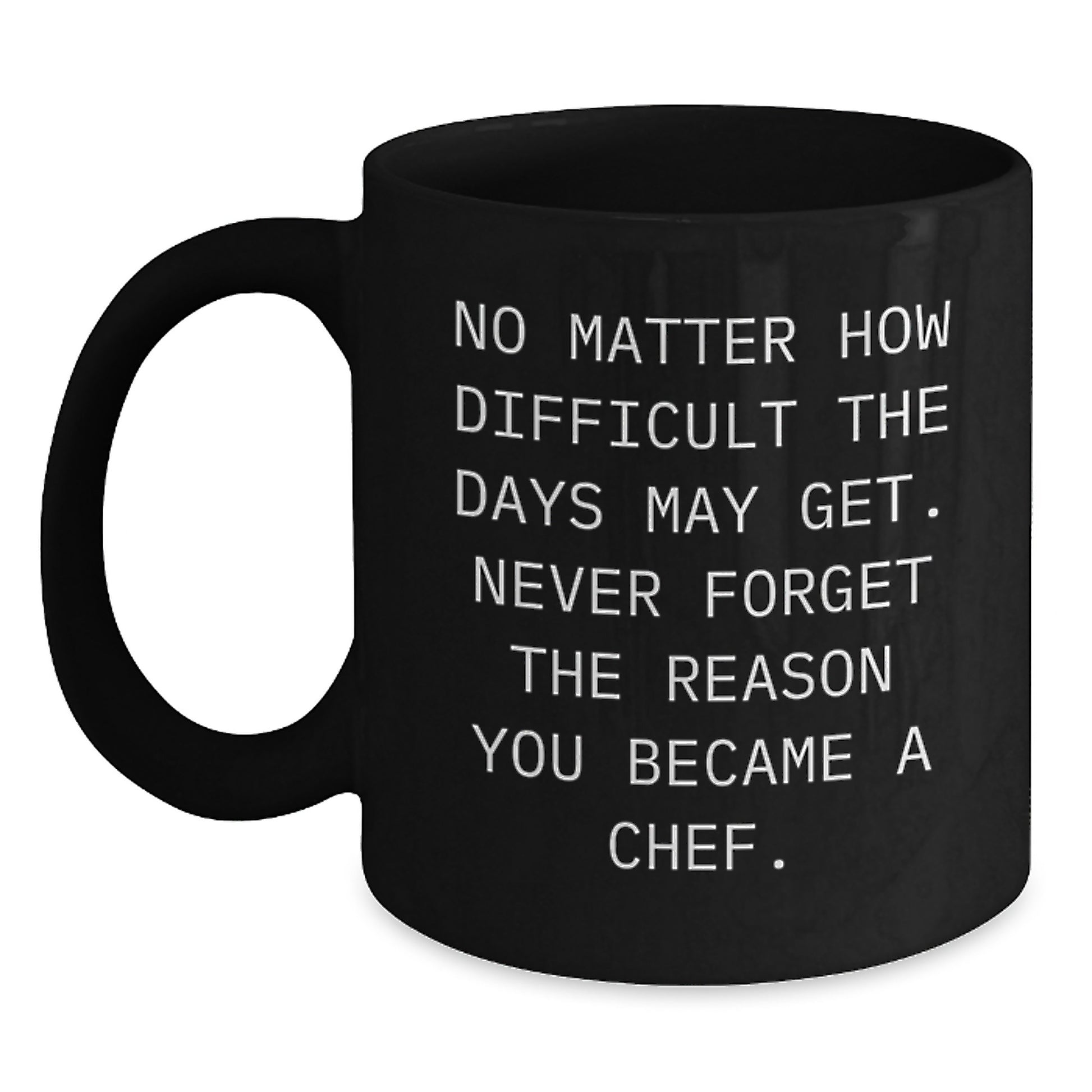 Funny Chef Quotes Black Coffee Mugs Gifts from Family to Chef Graduation Unique Gifts - Main
