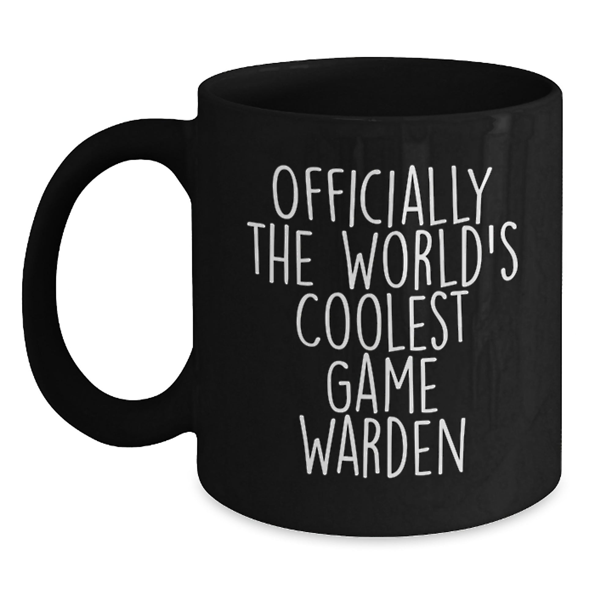 Game Warden Gifts from Friends, The World's Coolest Game Warden Black Coffee Mug, Valentine's Unique - Main