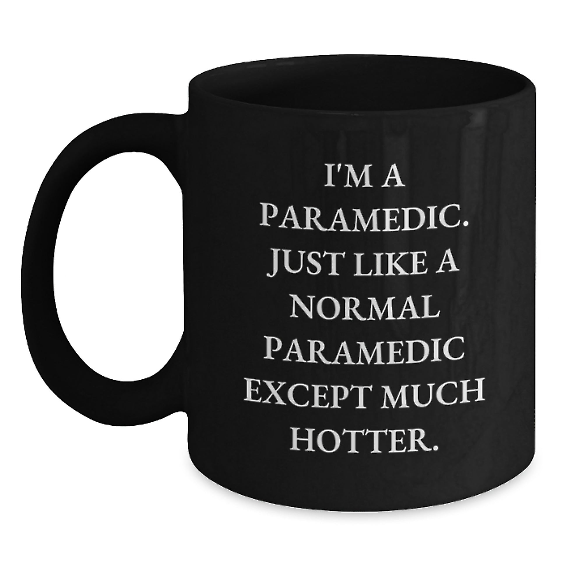 Funny Rescue Worker Gifts for Men, Black Coffee Mug, Father's Day Unique Gifts from Family - Main